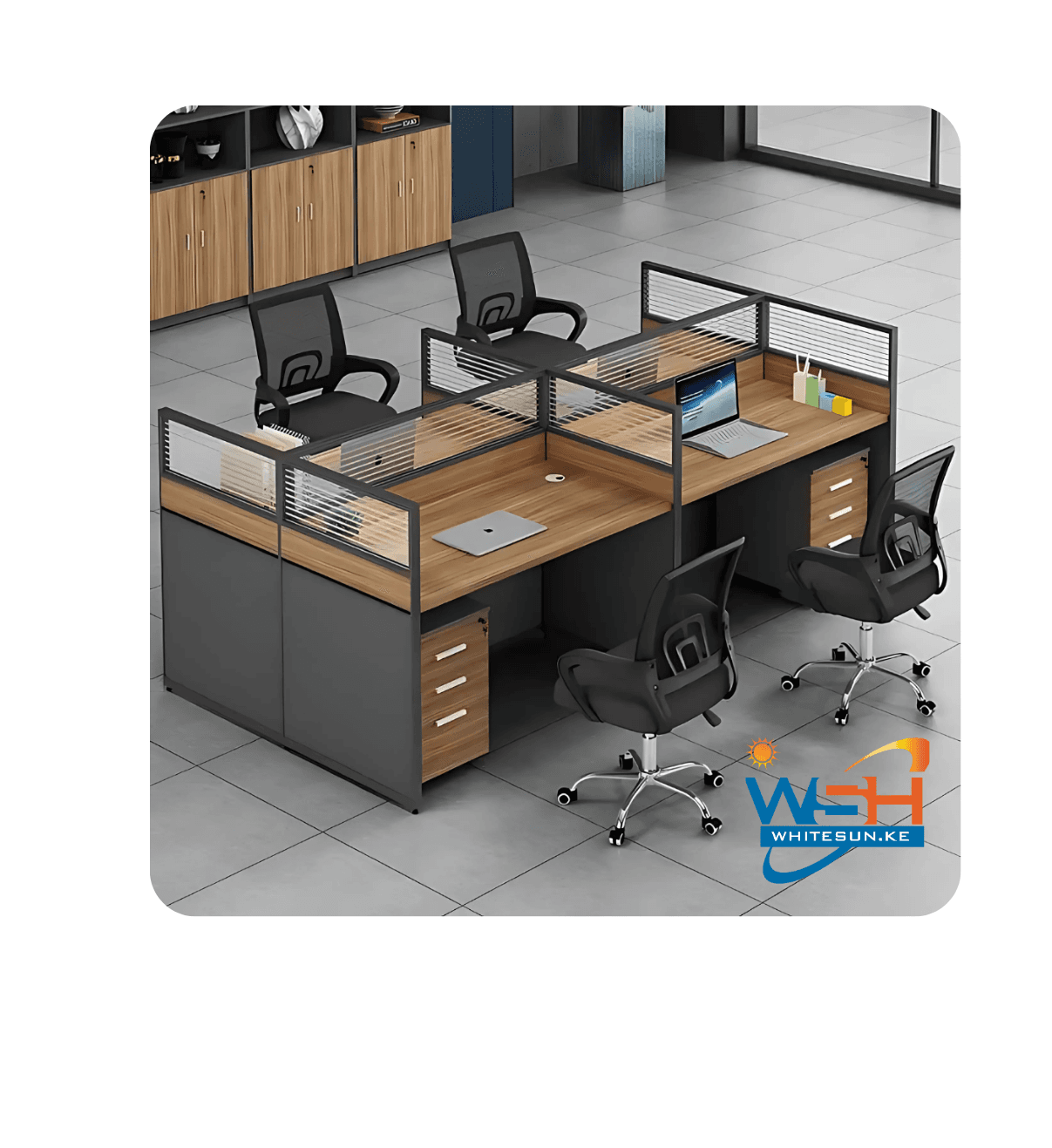 4 Way Modular workstation Thumbnail 3