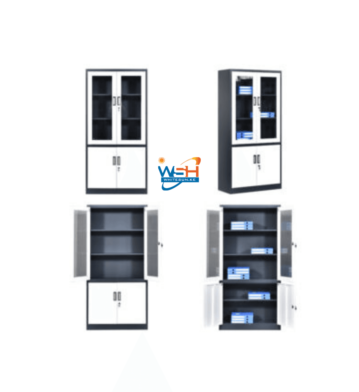2-Door office metallic cabinets