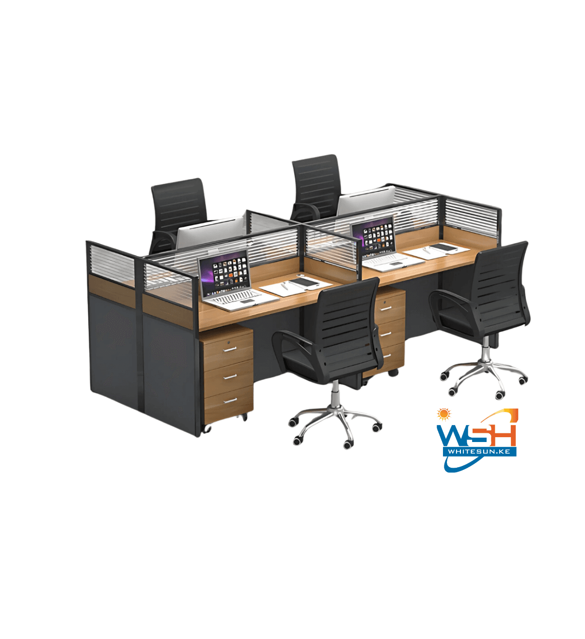 4 Way Modular workstation Thumbnail 2