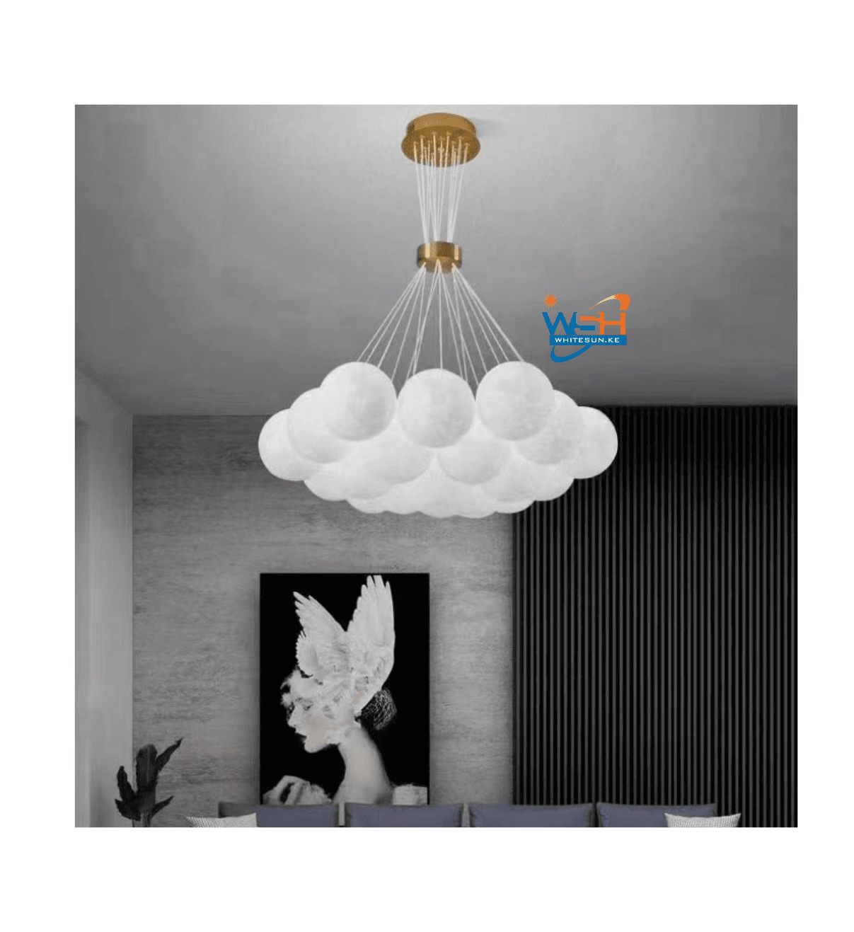 Puff Balls Lights Chandelier