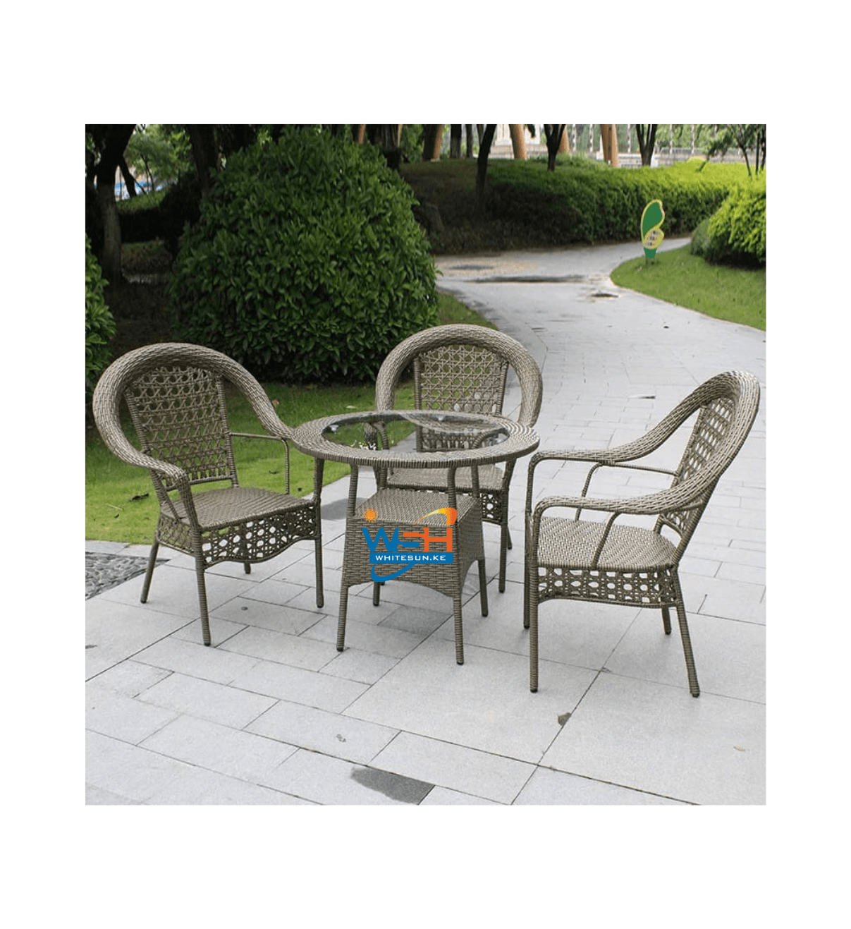 4-Piece Rattan Patio Set