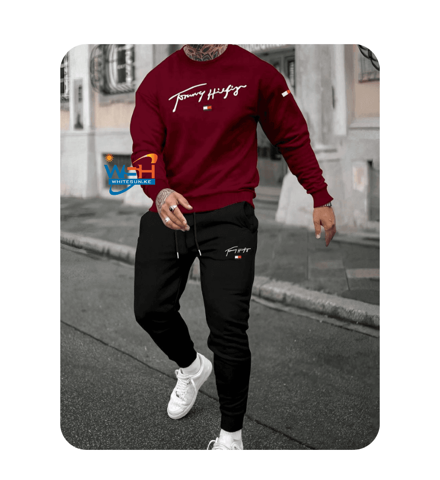 Tommy Tracksuit maroon