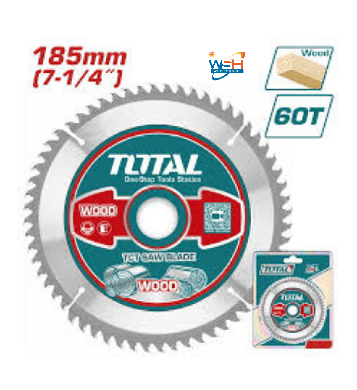 TOTAL TCT saw blade 185mm(7-1/4″)