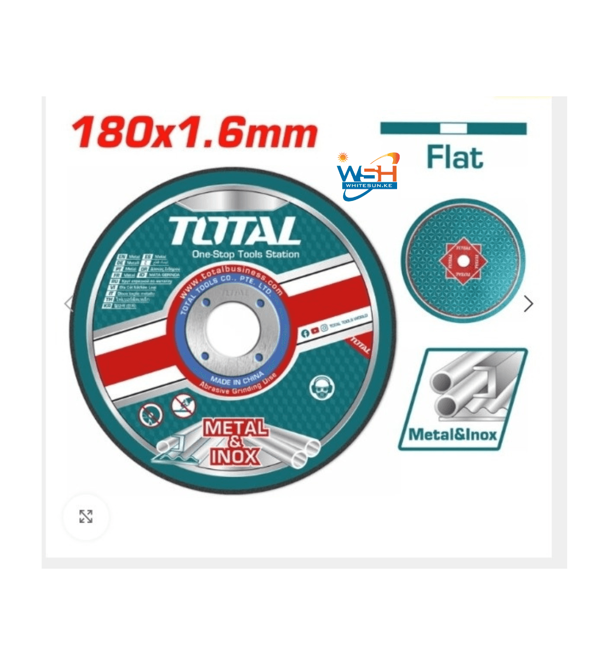 Abrasive metal cutting disc