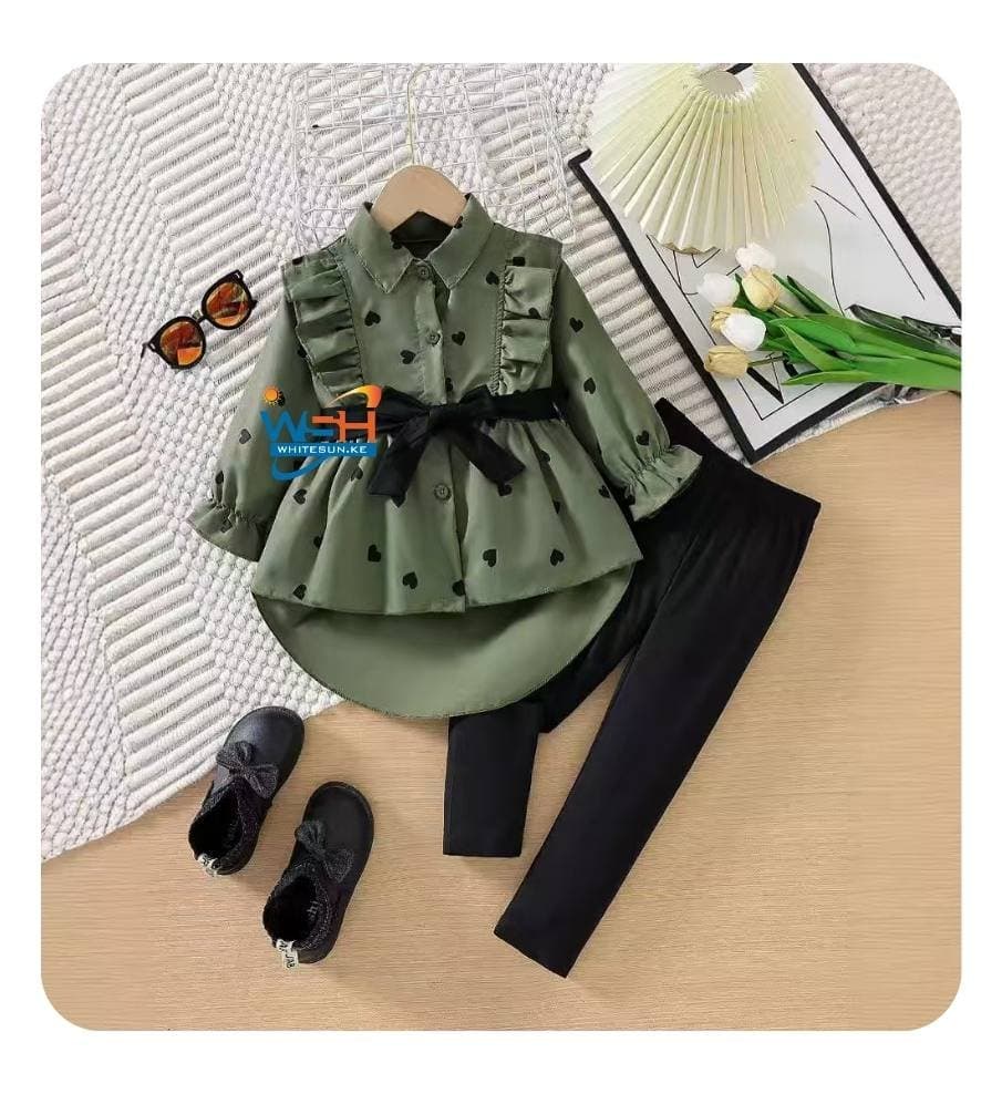 Polka Dot + Tights Set dress for children 2