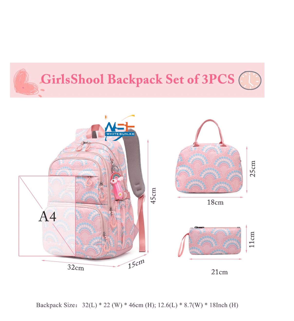 3 in 1 School bags Thumbnail 4