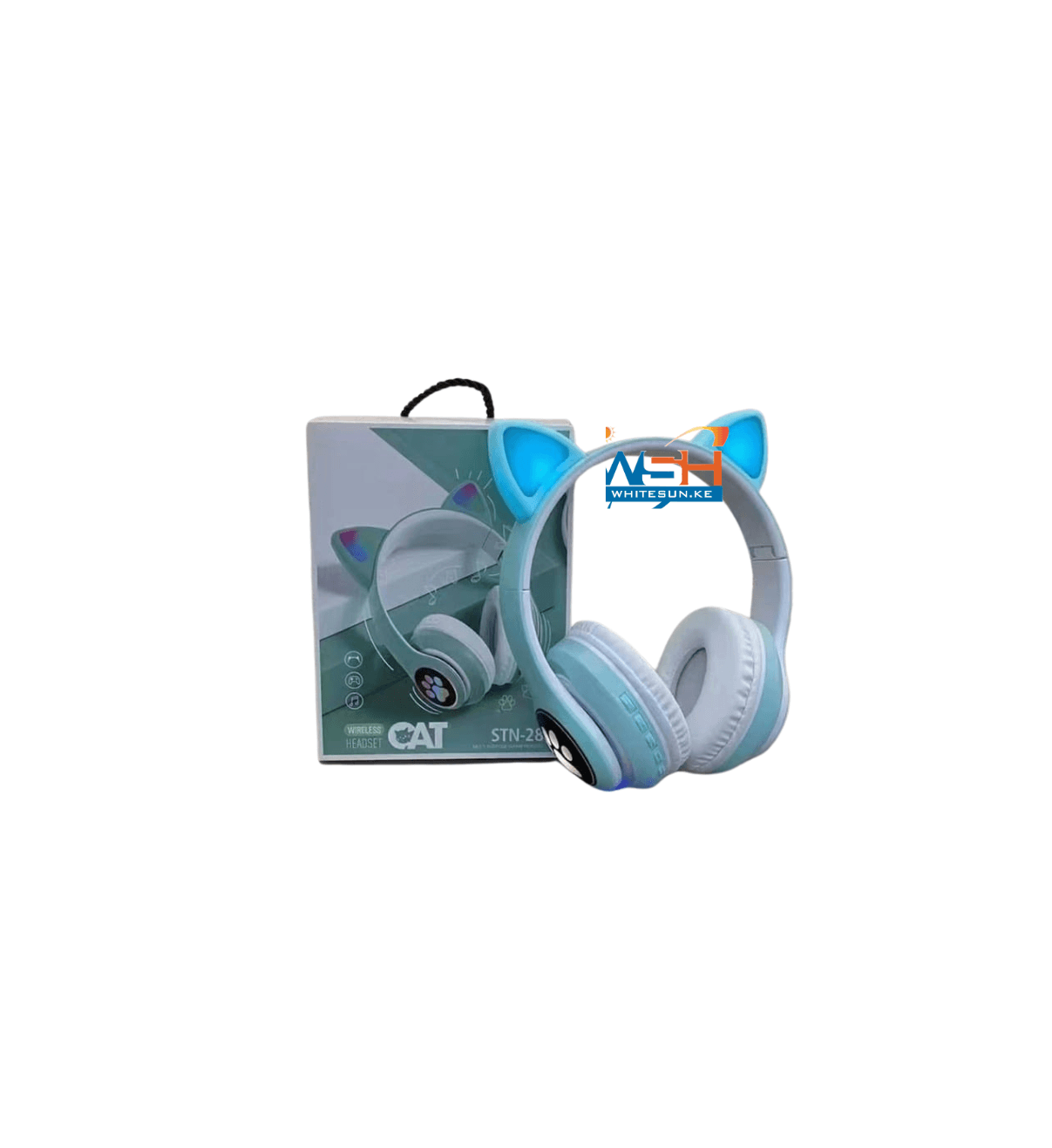P47M Cat ear headphones with led, microphone and excellent audio Thumbnail 2