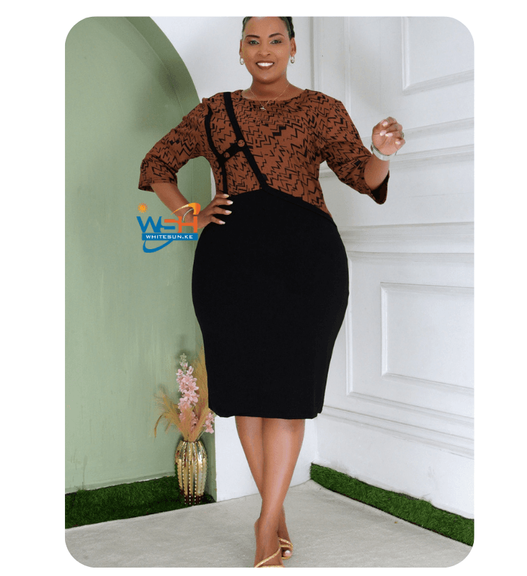 Elegant and Unique Zigzag Dress 6