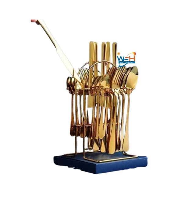 luxury-24-piece-gold-stainless-steel-cutlery-set-with-stand-elegant-flatware-set-for-dining-includes-spoons-forks-knives-rust-resistant-dishwasher-safe