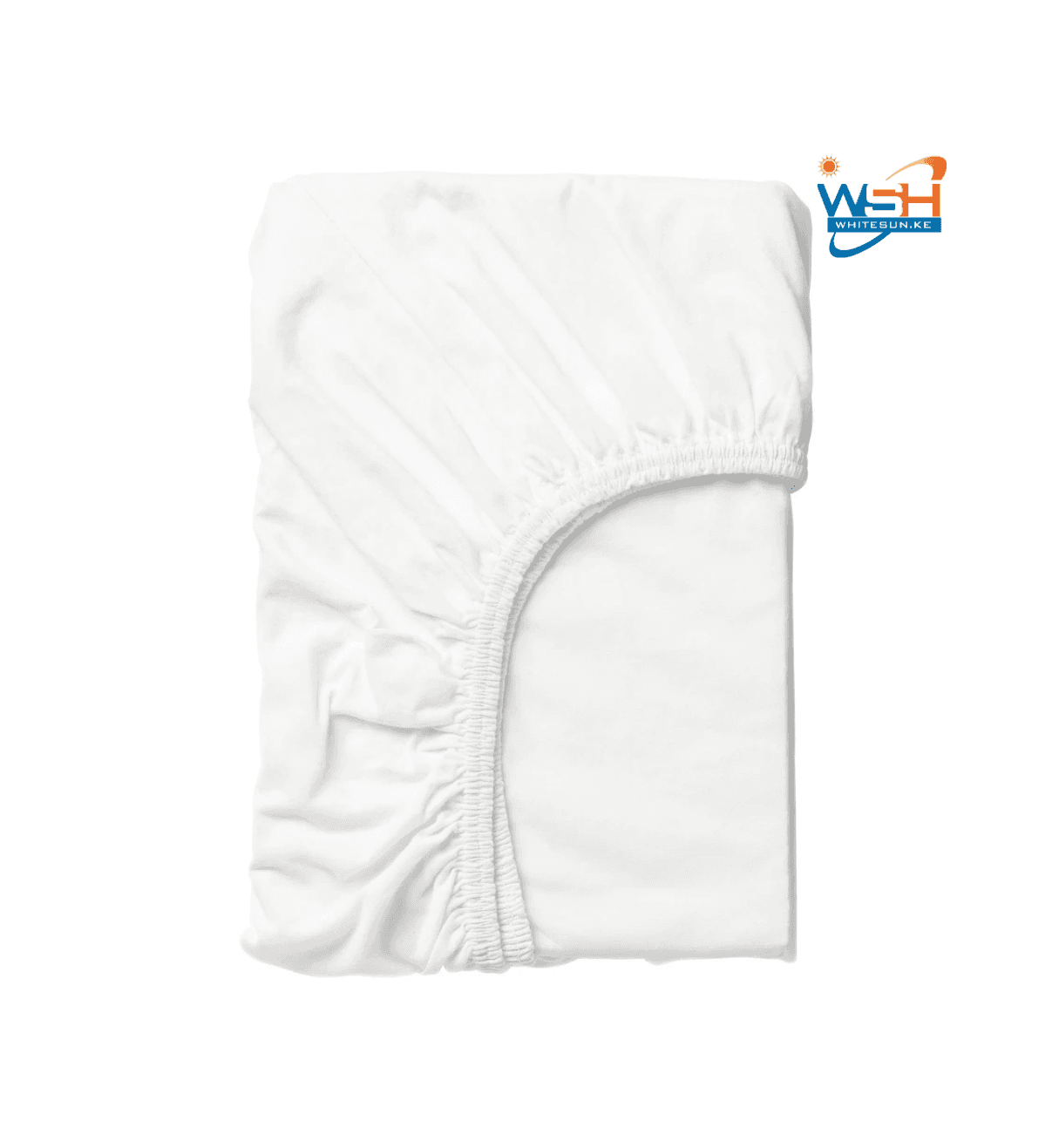 4.5*6 supersoft white fitted single bedsheet