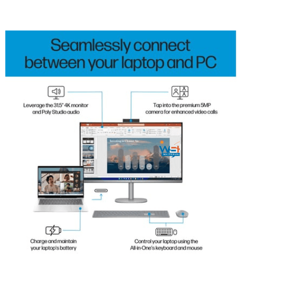 HP OmniStudio X All-in-One Desktop AI 32-c0000t PC 31.5 Intel Thumbnail 3