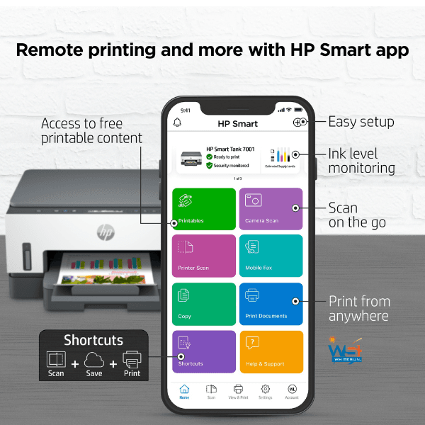 HP Smart Tank 7001 All-in-One Printer Thumbnail 6