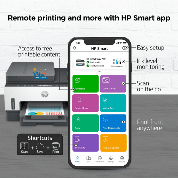 HP Smart Tank 7301 All-in-One Printer Thumbnail 5