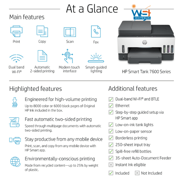 HP Smart Tank 7602 All-in-One Thumbnail 7