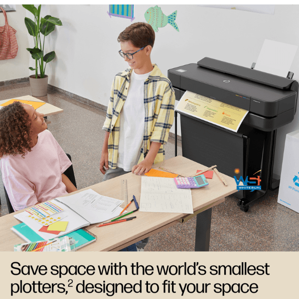 HP DesignJet T210 24-in Printer 2025 Edition, 8AG32D#B1K Thumbnail 4