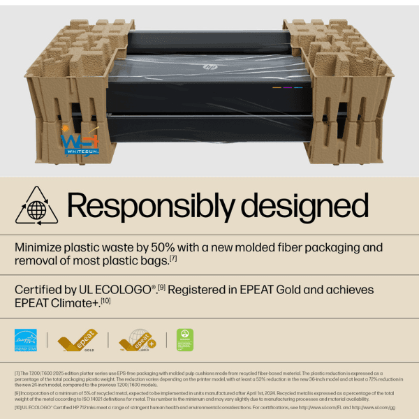 HP DesignJet T210 24-in Printer 2025 Edition, 8AG32D#B1K Thumbnail 6