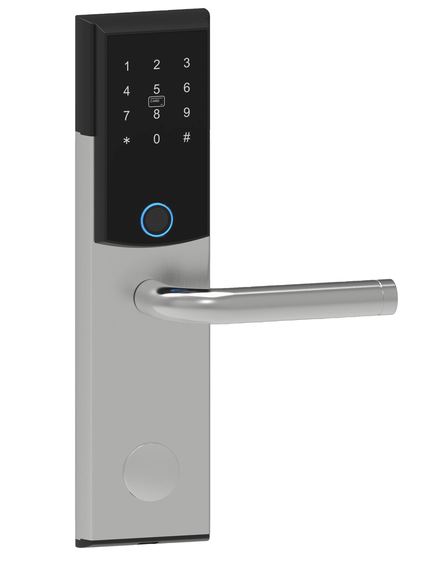 BE-TECH HLB-82-65A Smart Lock – Keyless Entry with Password & TT Lock – Matte Black – Auto Lock & Emergency Key Access