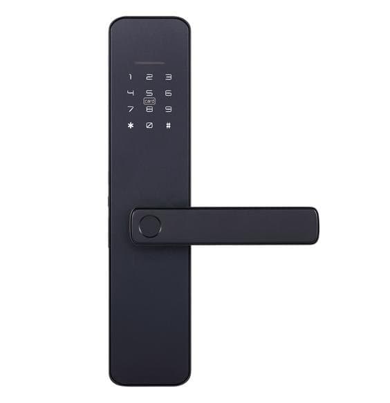 K10 Aluminum Smart Door Lock – Biometric, Keypad, RFID & Tuya WiFi Security