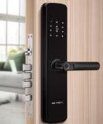 C2 Aluminum Smart Door Lock – Biometric, Keypad, RFID & Tuya WiFi Security with Doorbell