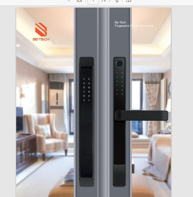 be-tech-k8-smart-lock-for-sliding-aluminum-doors-biometric-keypad-rfid-ttlock-app-security