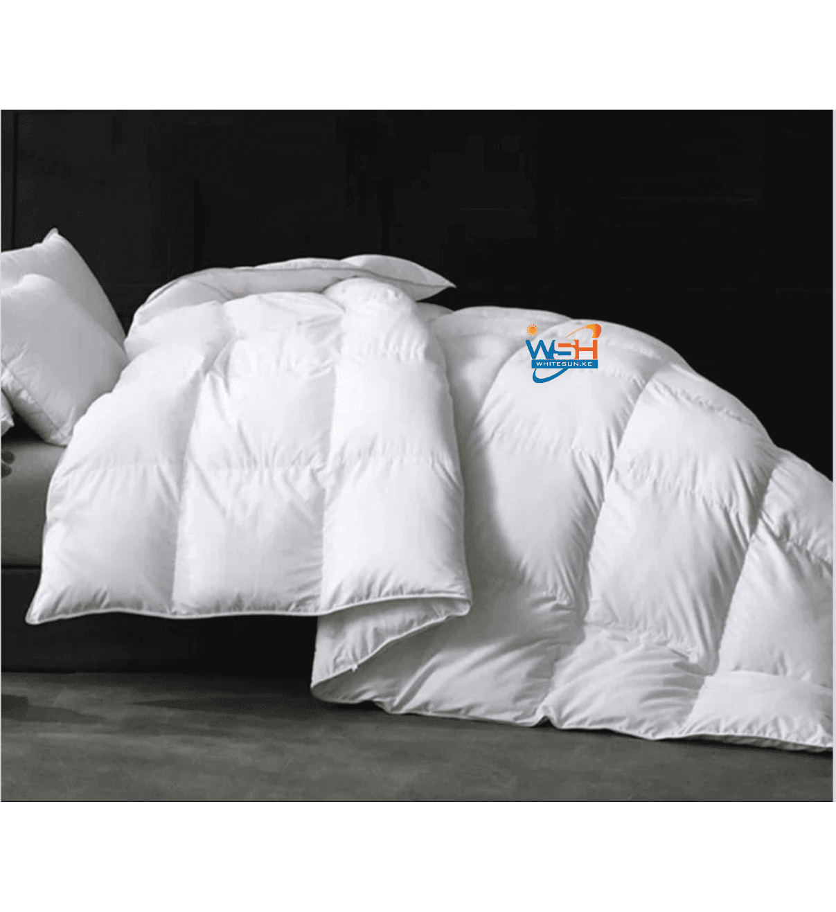 90% Goose Down & 10%Goose Feathers 100% cotton 240x220cm White Duvet. Thumbnail 7