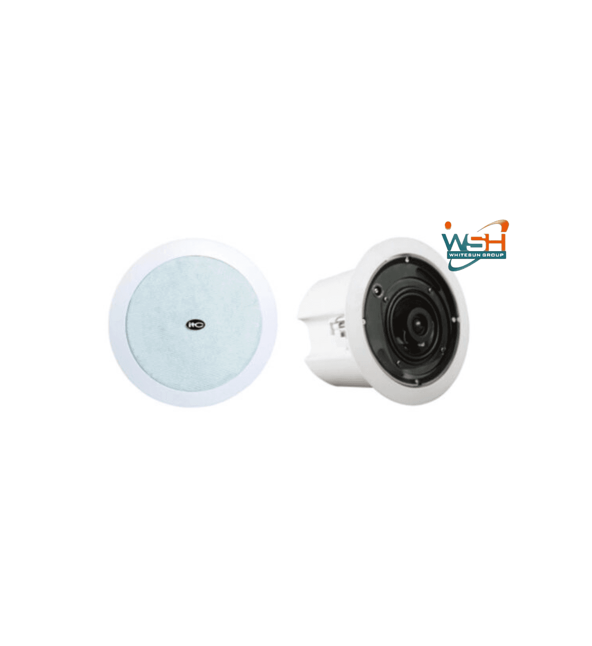 ITC – 6″+1.5″ Coaxial Ceiling speaker with ABS Cover, 6W-12.5W-25W-50W – T-208P