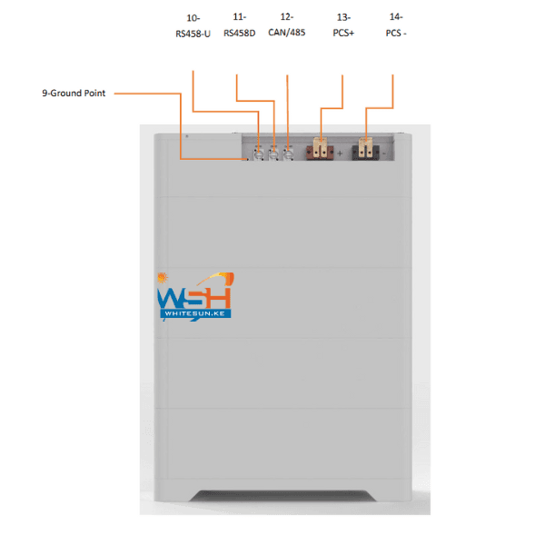 Solar Energy Storage Battery Stackable 20Kwh 25Kwh 30Kwh 35Kwh Thumbnail 5