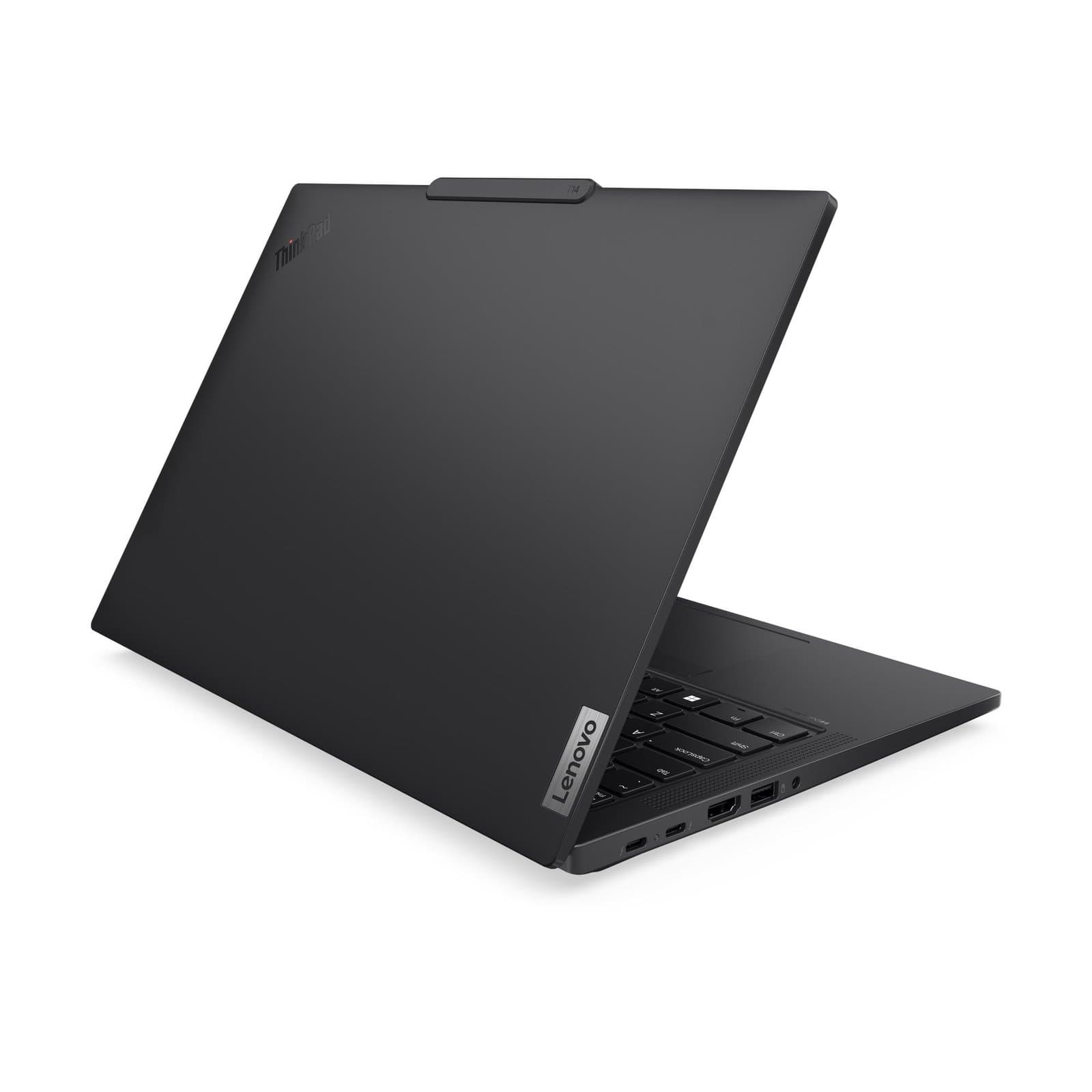 Lenovo ThinkPad T14 Gen 6 Laptop, Intel Core Ultra 5 225U Processor, 16GB RAM, 512GB SSD, 14" WUXGA Display, Windows 11 Pro, Backlit English & Arabic Keyboard, 3 Year Warranty | 21QC0019GR Thumbnail 2