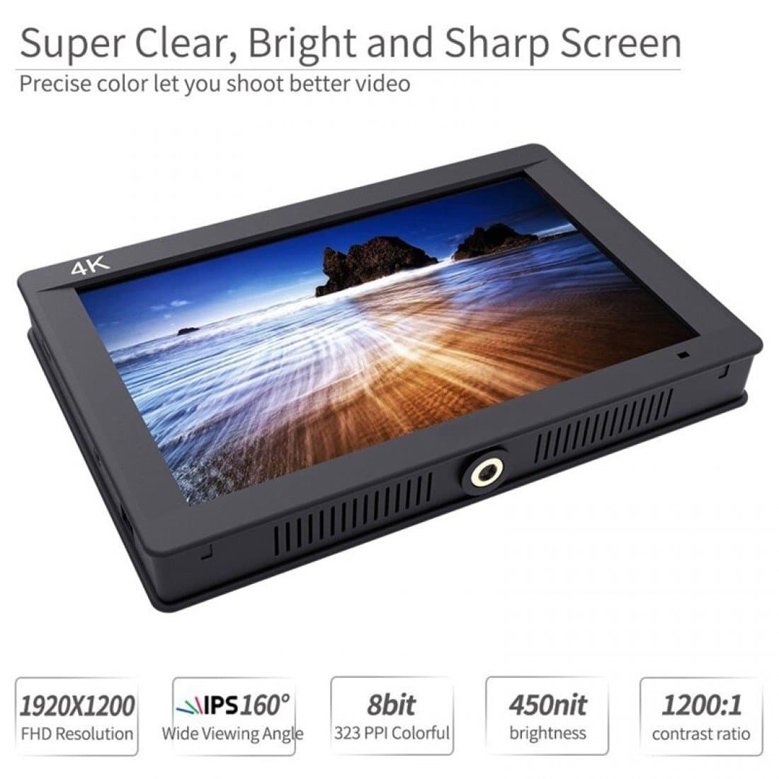 Feelworld FW703 7 inch Camera Field Monitor with HDMI and SDI Thumbnail 2