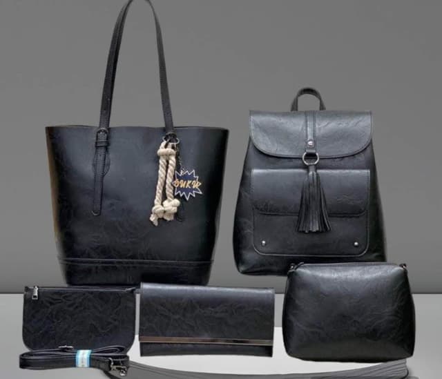 051-whitesun-5in1-glossy-leather-ladies-handbag-with-monkey-bag-ideal-birthday-gift-anniversary-gift-and-valentines-day-gift-idea-for-wife-mom-sister-auntie-girlfriend-cousin-grand