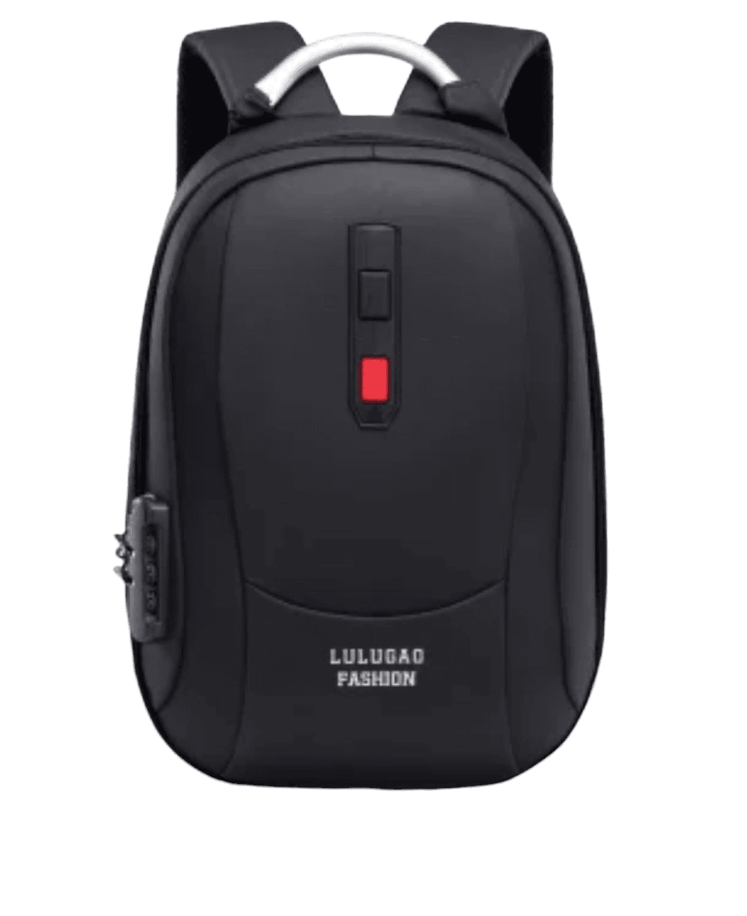 119# Whitesun Black Hard-Shell Tech Backpack – USB Charging Port & Combination Lock | Cabin Size | Secret Santa & Birthday Gift for Men