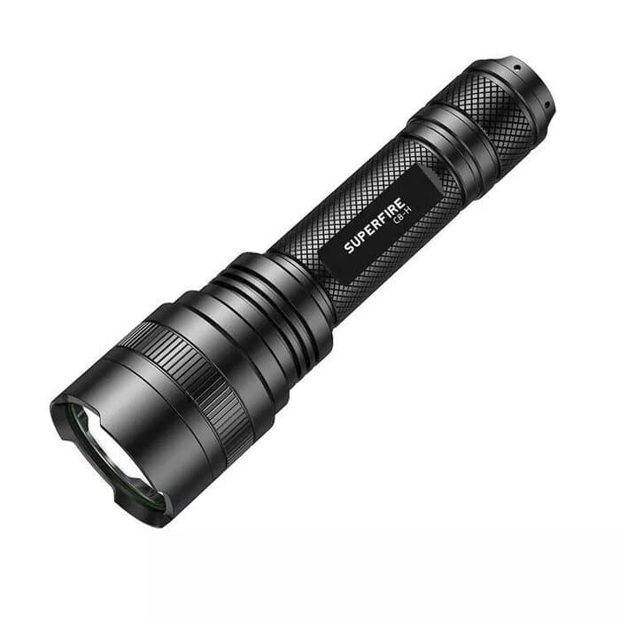 Flashlight Supfire C8-H — 1200 lm, USB rechargeable, 250 m beam