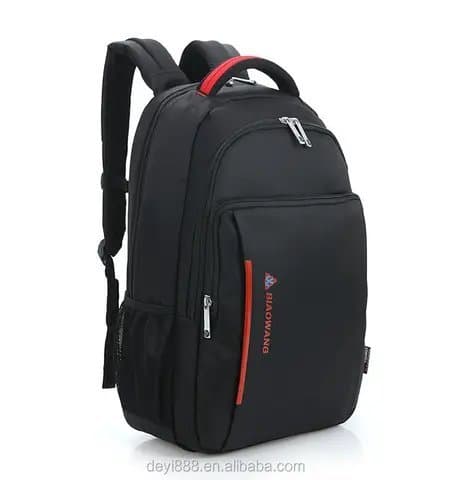 160-whitesun-unisex-black-backpack-for-school-work-travel-water-resistant-laptop-bag-with-red-detailing-multi-zip-compartments-padded-straps