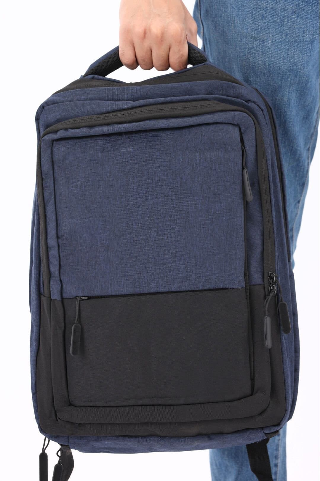 123# Whitesun Exec Quality yulufa laptop bag Medium travel backpack with multiple compartments blue bag for men and women Thumbnail 2