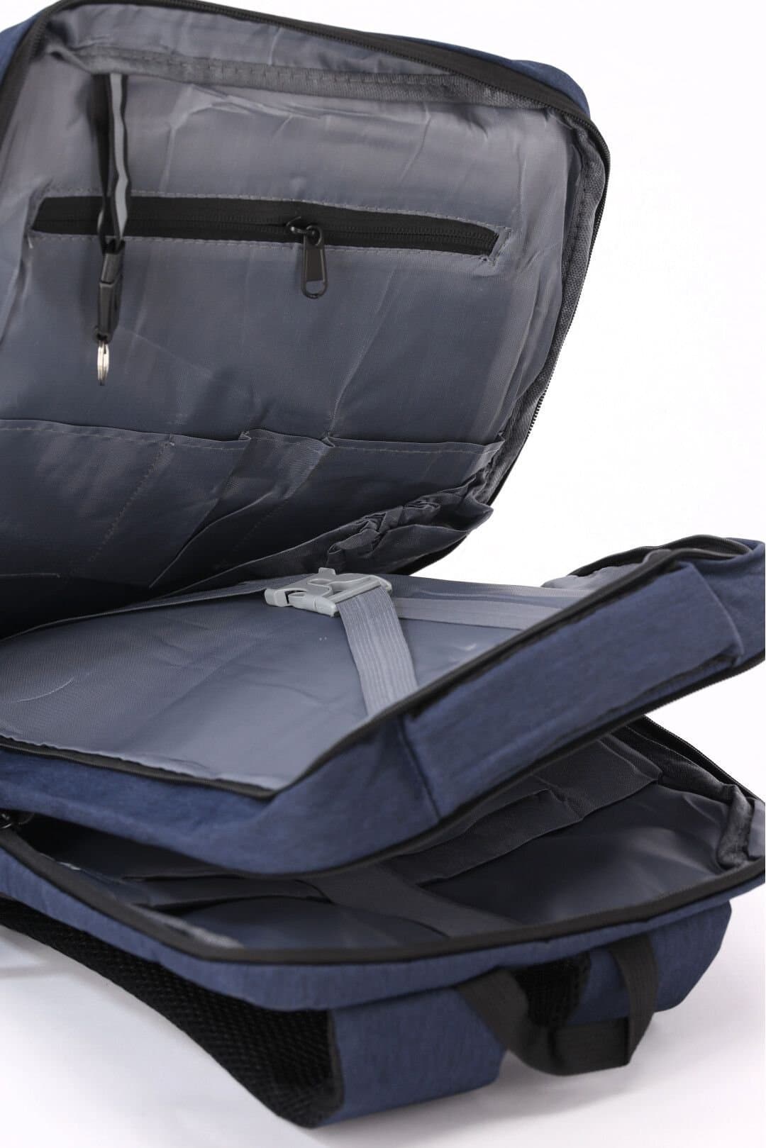 123# Whitesun Exec Quality yulufa laptop bag Medium travel backpack with multiple compartments blue bag for men and women Thumbnail 4