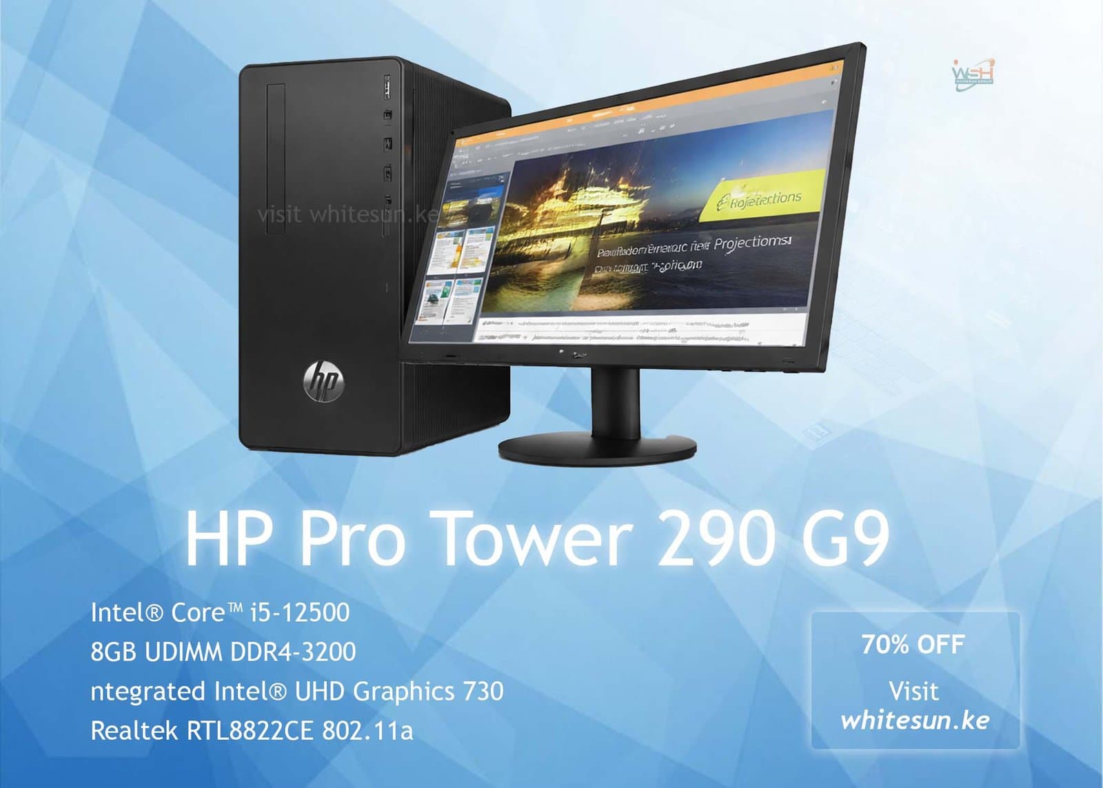 HP Pro Tower 290 G9 – Intel® Core™ i5-12500 Thumbnail 2