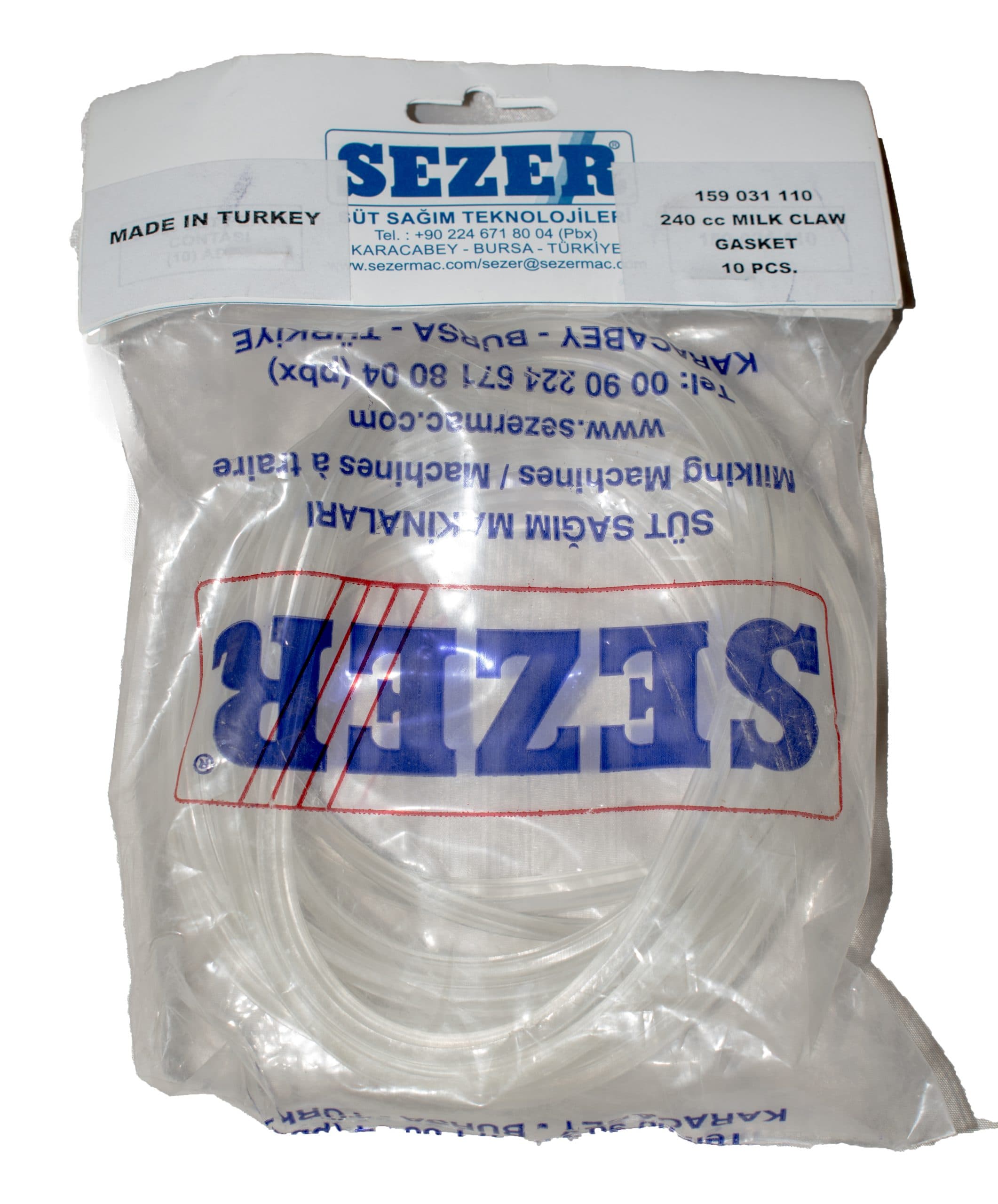 240cc Milk Claw Gasket