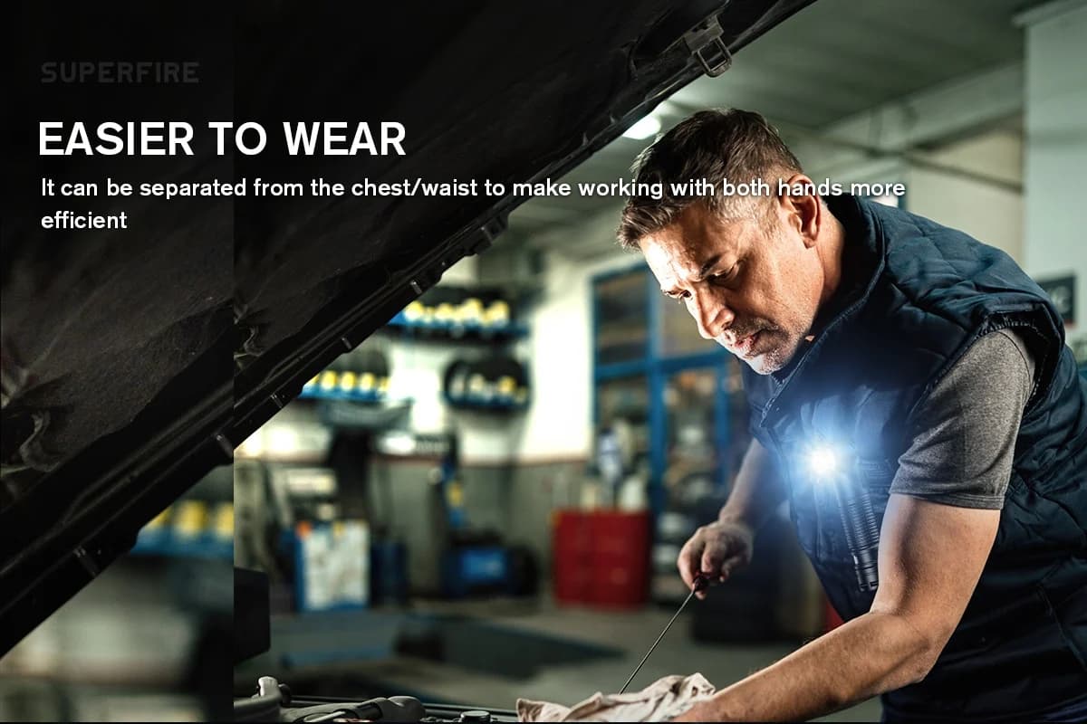 SUPERFIRE G19-S Magnetic Rechargeable Flashlight Thumbnail 8