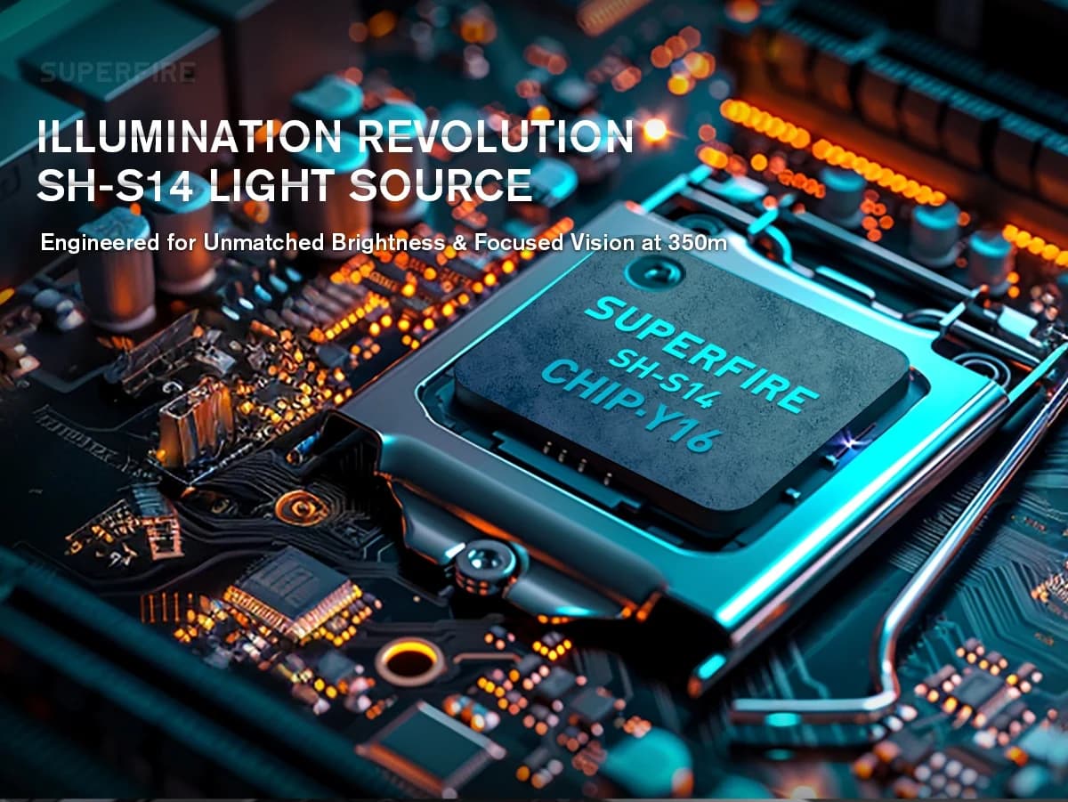 SUPERFIRE Y16 High Power LED Flashlight Thumbnail 7