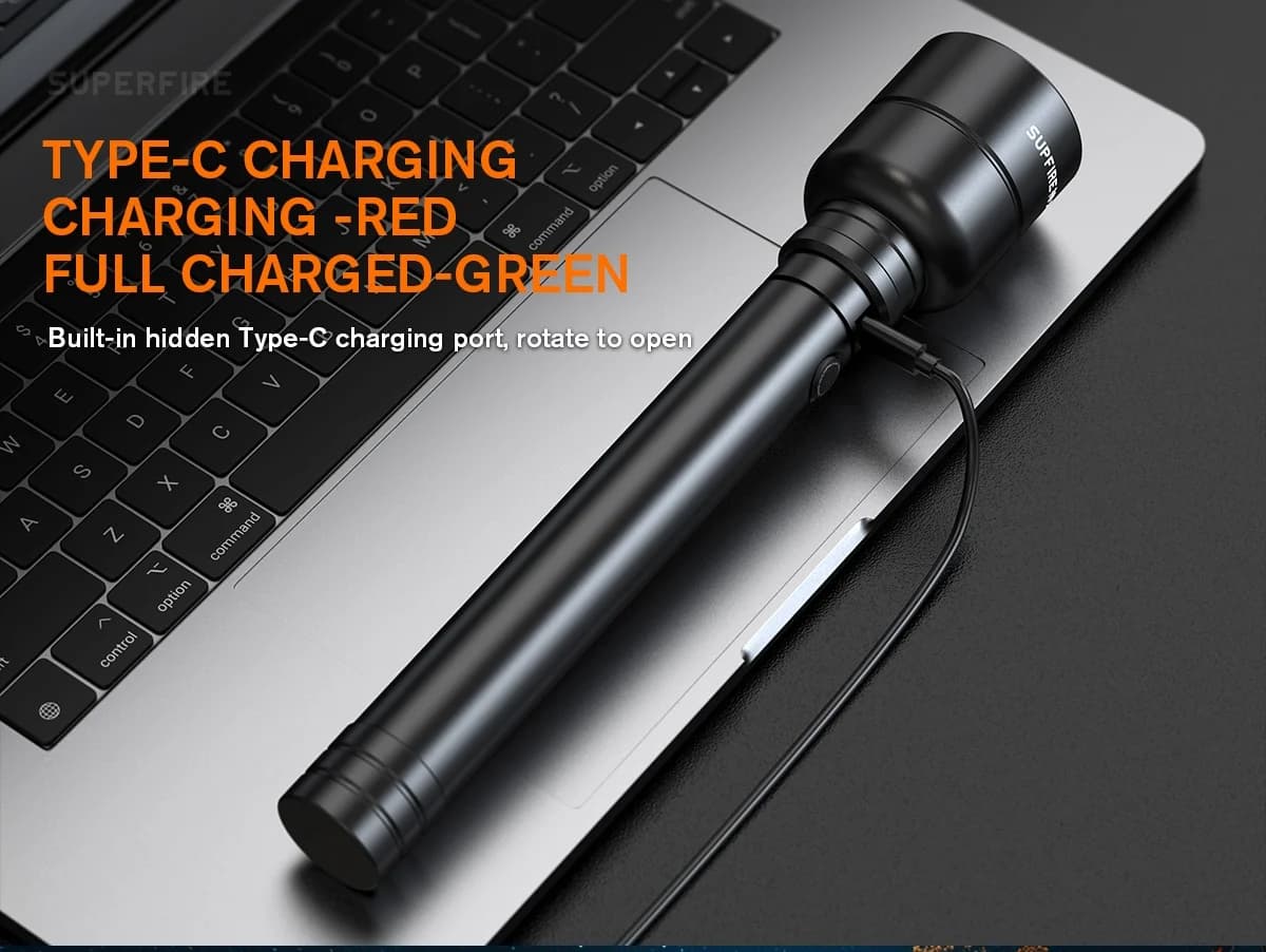 SUPERFIRE Y16 High Power LED Flashlight Thumbnail 8