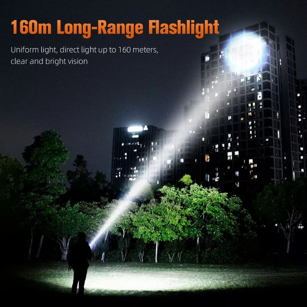 SUPERFIRE A36 12W EDC Bright LED Flashlight 2000mAh Battery 780LM Torch Portable Camping Fishing Lantern Thumbnail 5