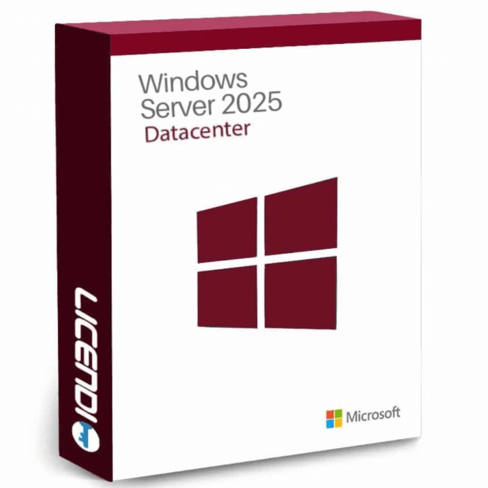 Microsoft Windows Server 2025 Datacenter 32 Core License