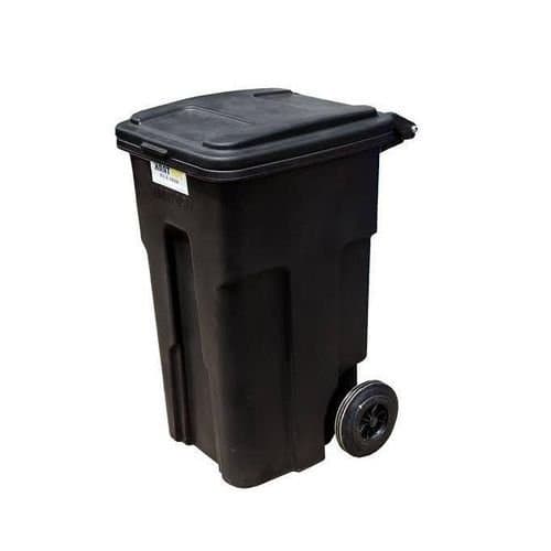 Pedal Dustbin With Wheels 100L Thumbnail 4