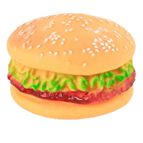Dog Toy Squakey Hamburger