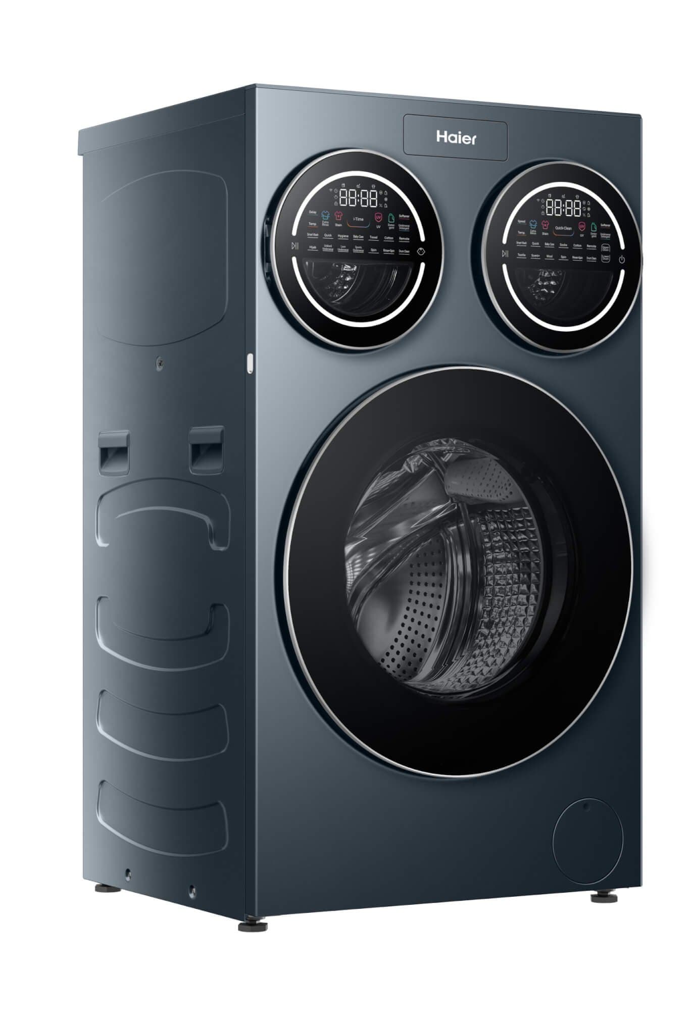 Haier 10KG +1+1 triple drum front load washing machine HW110-BD14697GNU1 (UAE) Thumbnail 5