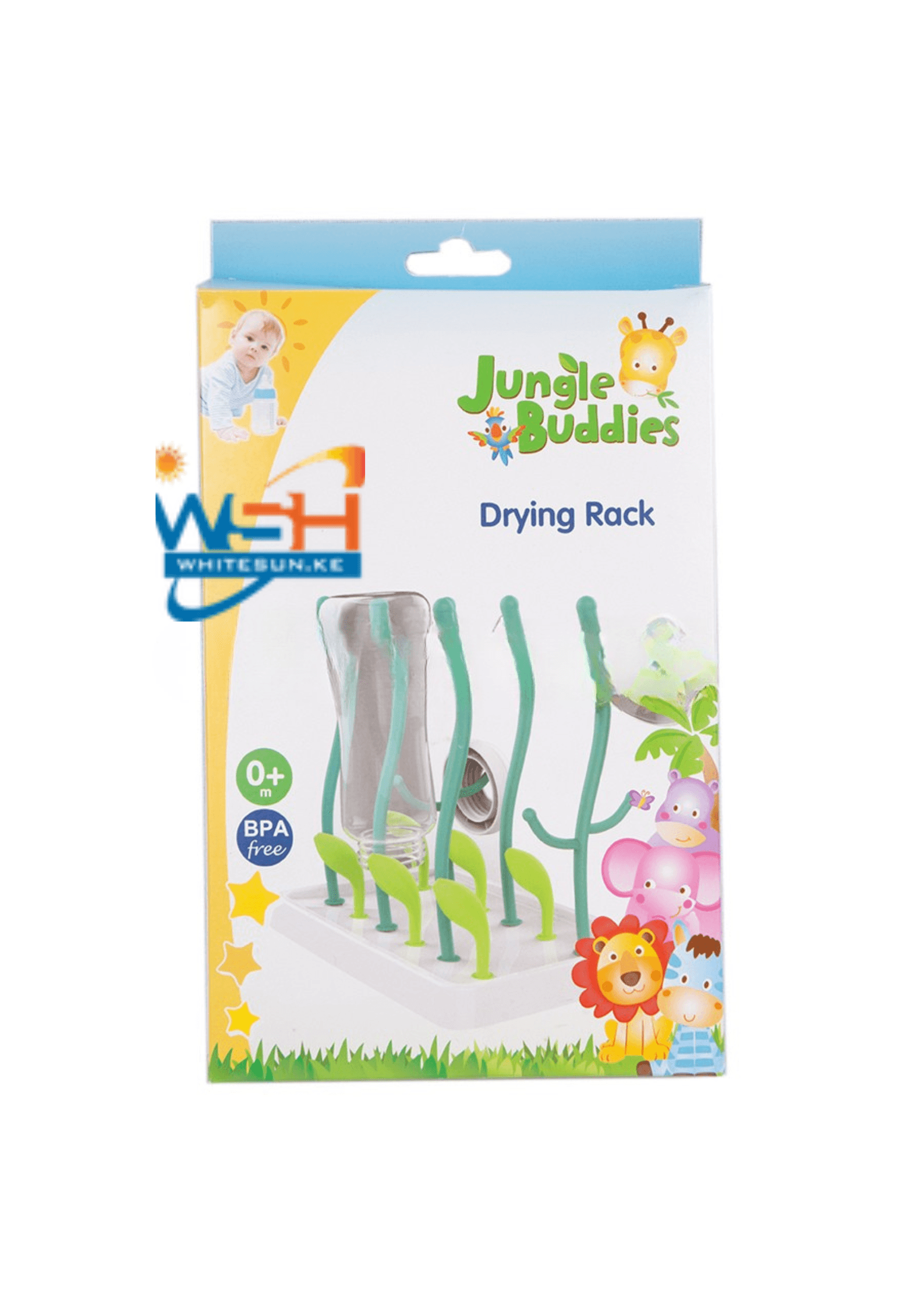 Baby Bottles & Accessories Drying Rack/Manager, Jungle Buddies
