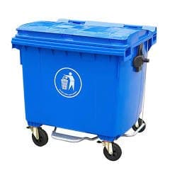 Large Garbage Bin With Wheels 660litres Thumbnail 4