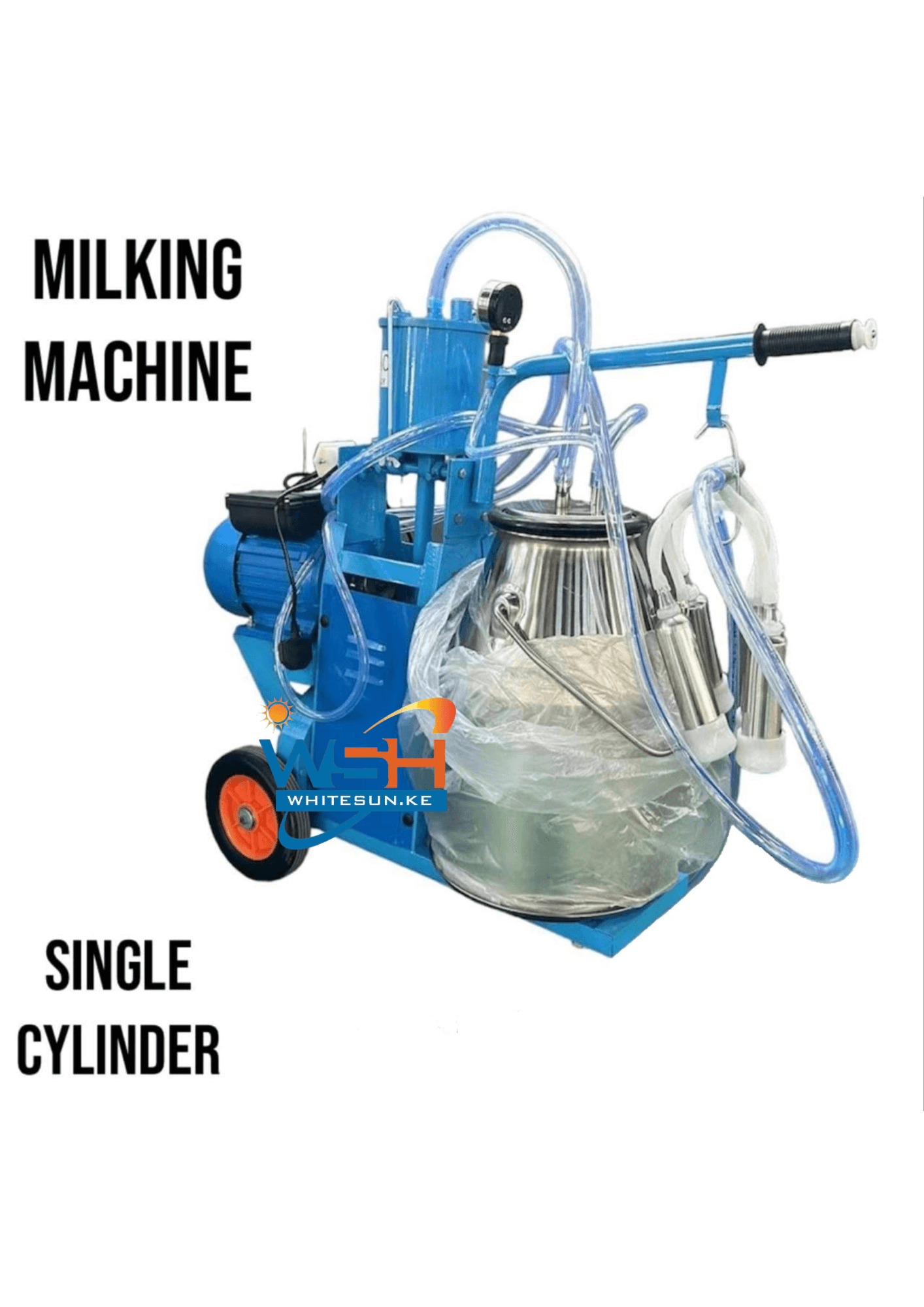 Premier Italy Single Cylinder Milking Machine - Efficient & Hygienic Milking Thumbnail 2