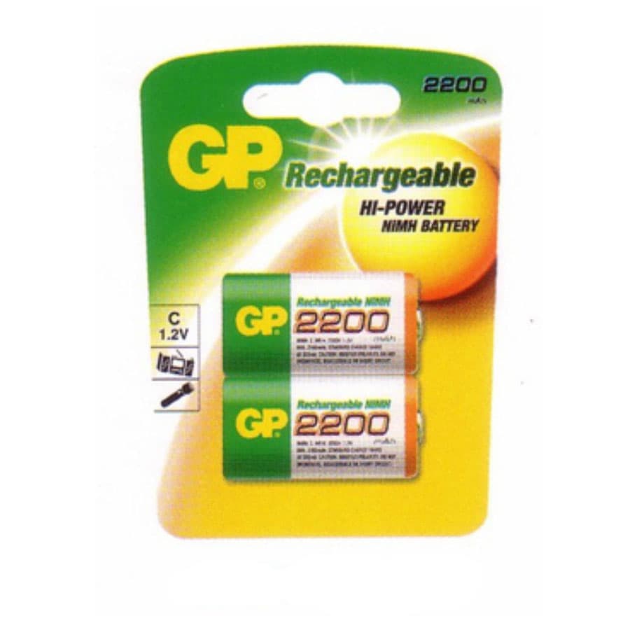 C Size Rechargable Battery 2200Mah Gp