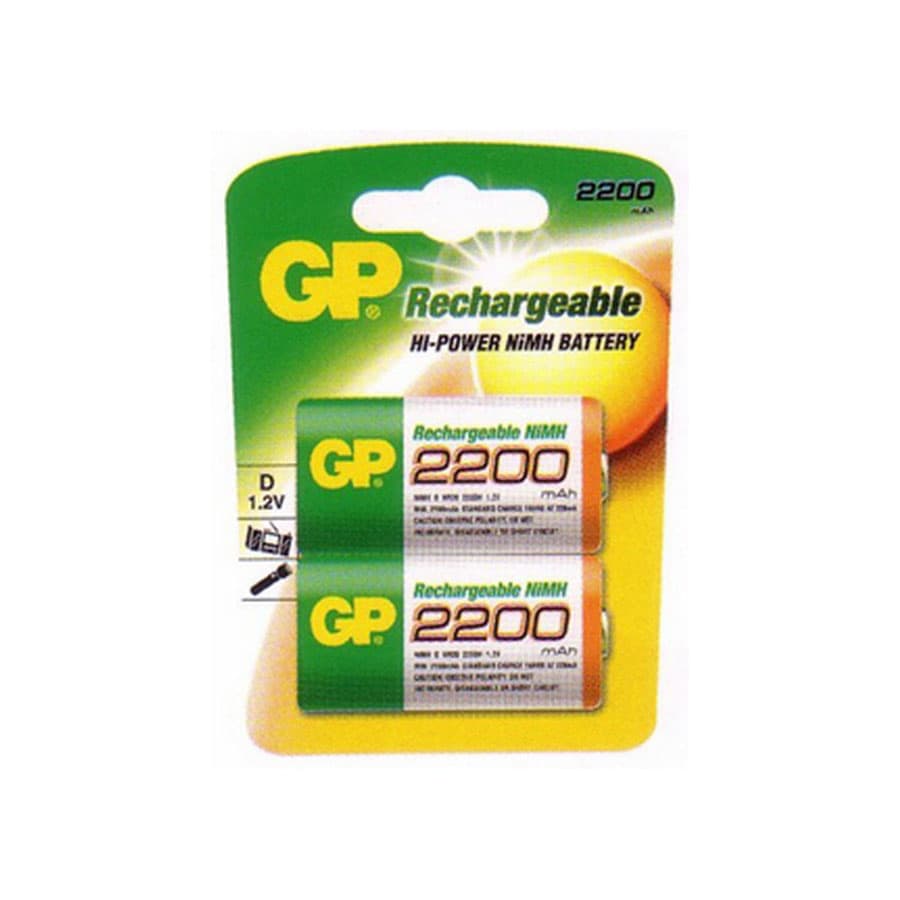 D Size Rechargable Battery 2200Mah Gp